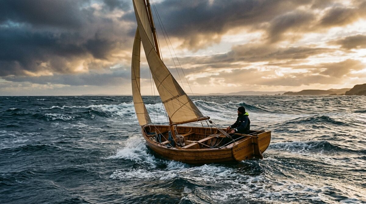 découvrez l'aventure poétique et émouvante d'un petit navire solitaire naviguant en pleine mer, entre rêves et mystères marins.