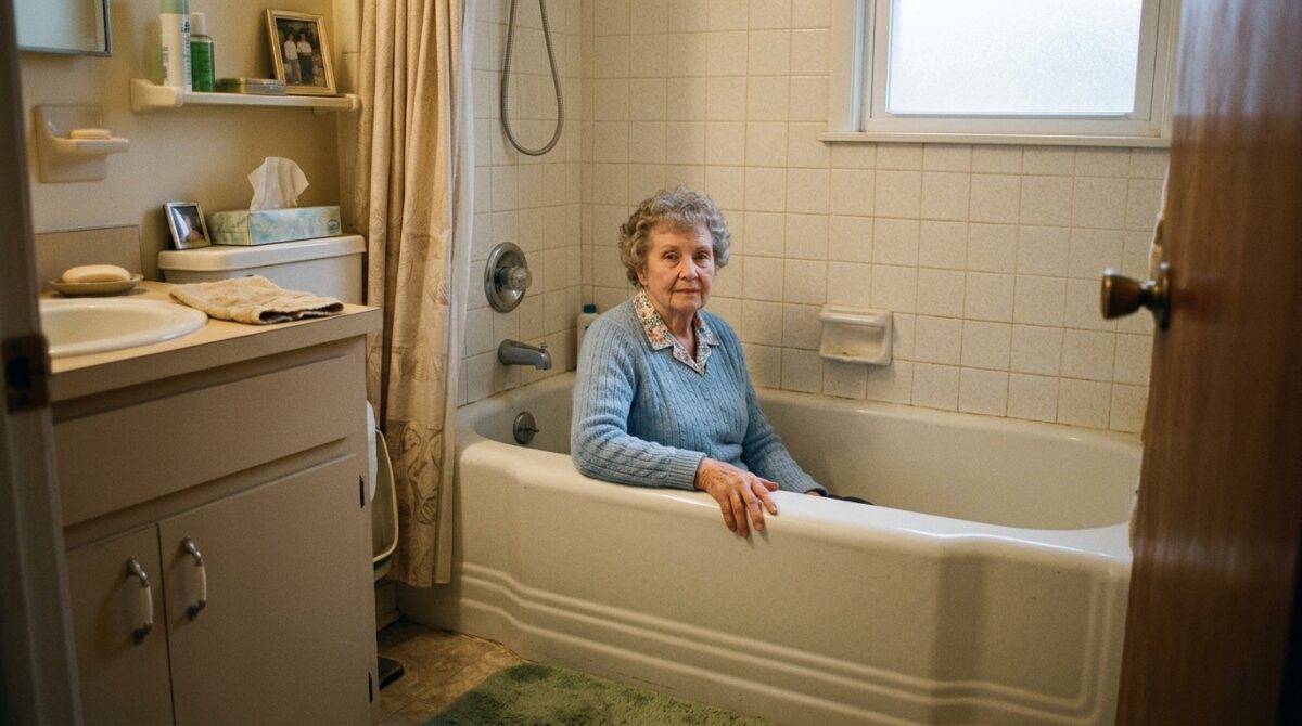 découvrez l'incroyable histoire d'une femme de 82 ans piégée pendant 9 jours dans sa baignoire, et le détail crucial qui a changé son destin.