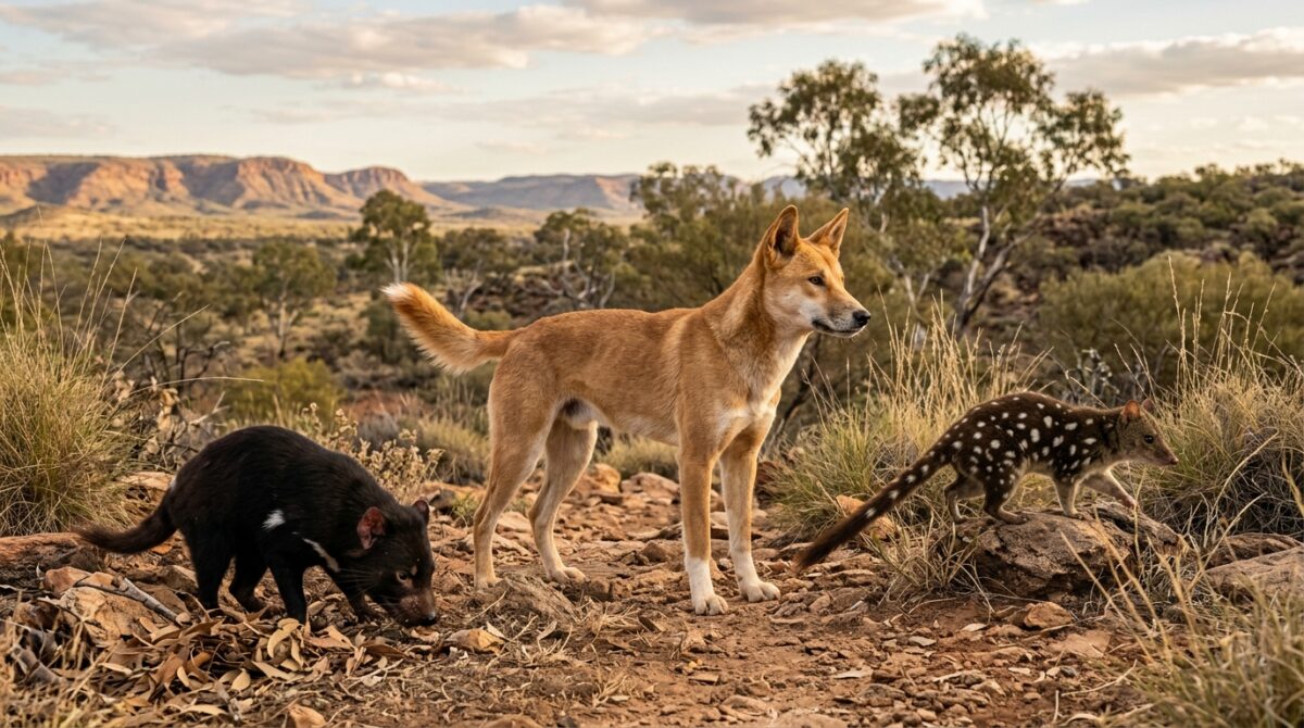 explorez l'australie et découvrez les trois prédateurs les plus redoutables qui règnent sur ce continent unique. plongez dans un voyage fascinant au cœur de la faune sauvage australienne.