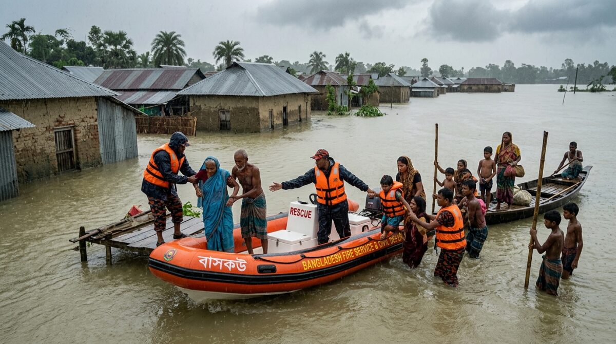 la mousson meurtrière au bangladesh a causé plus de 50 décès et forcé le déplacement de dizaines de milliers de personnes, provoquant une crise humanitaire majeure.