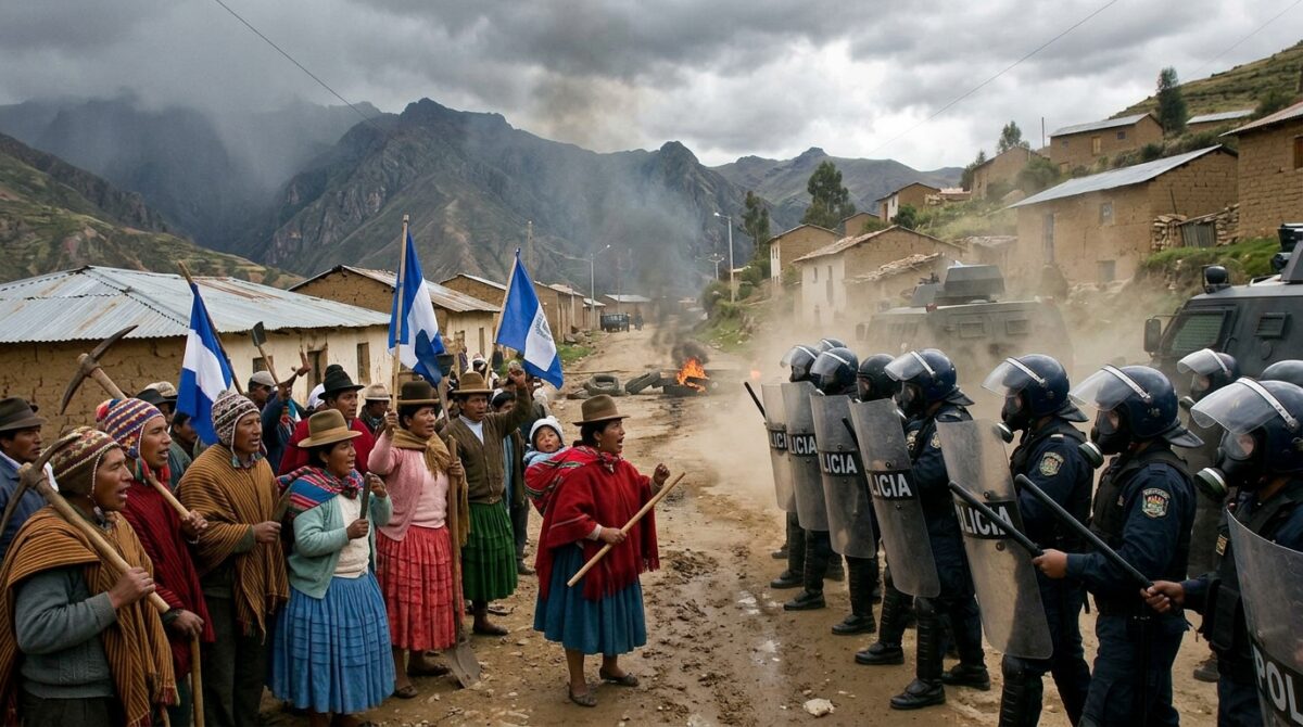 découvrez les tensions croissantes entre la police et les paysans en bolivie sous un état d'exception instauré, analysant les causes et conséquences de ce conflit social majeur.