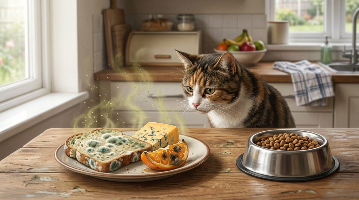 découvrez les dangers de l'ingestion d'aliments moisis par votre chat, les risques pour sa santé et les gestes à adopter en cas d'exposition pour protéger votre compagnon.