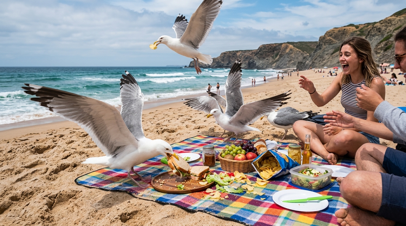 découvrez les raisons fascinantes pour lesquelles les mouettes chapardent votre repas en bord de mer et apprenez à protéger vos repas durant vos sorties au littoral.