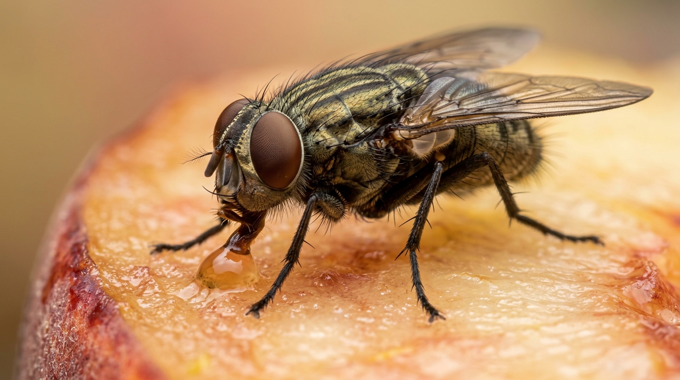 découvrez pourquoi la mouche régurgite sur votre nourriture avant de la consommer et comprenez ce comportement étonnant et répandu chez ces insectes.