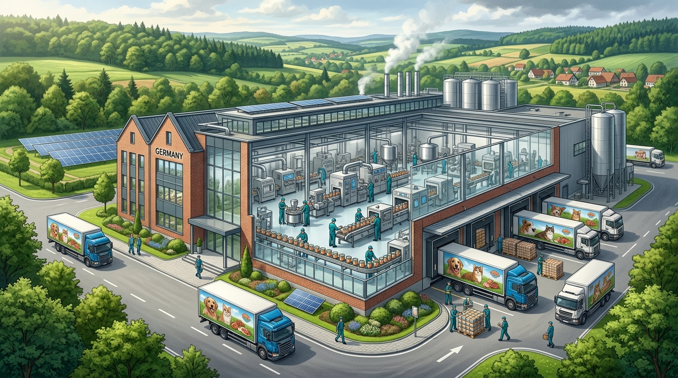 united petfood étend sa présence en allemagne grâce à l'acquisition d'une usine spécialisée dans la production de nourriture humide pour animaux, renforçant ainsi son positionnement sur le marché européen.