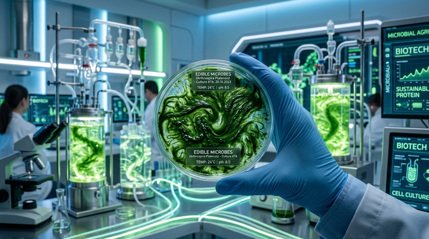 découvrez comment les microbes pourraient révolutionner notre alimentation en devenant les nouvelles sources de protéines durables, remplaçant ainsi les vaches.