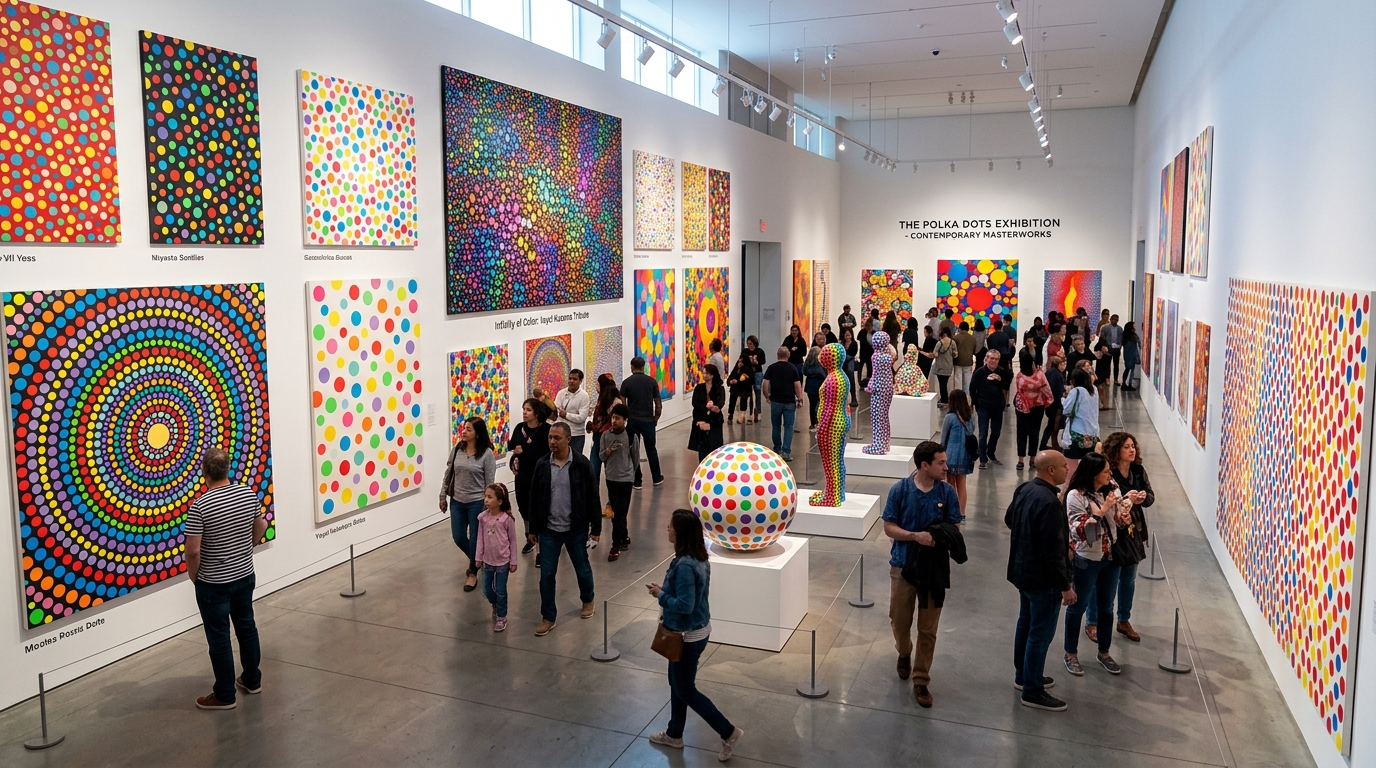 annonce du décès à 97 ans de yayoi kusama, célèbre artiste japonaise d'avant-garde reconnue mondialement sous le surnom de « reine des pois » pour son œuvre unique et impactante.