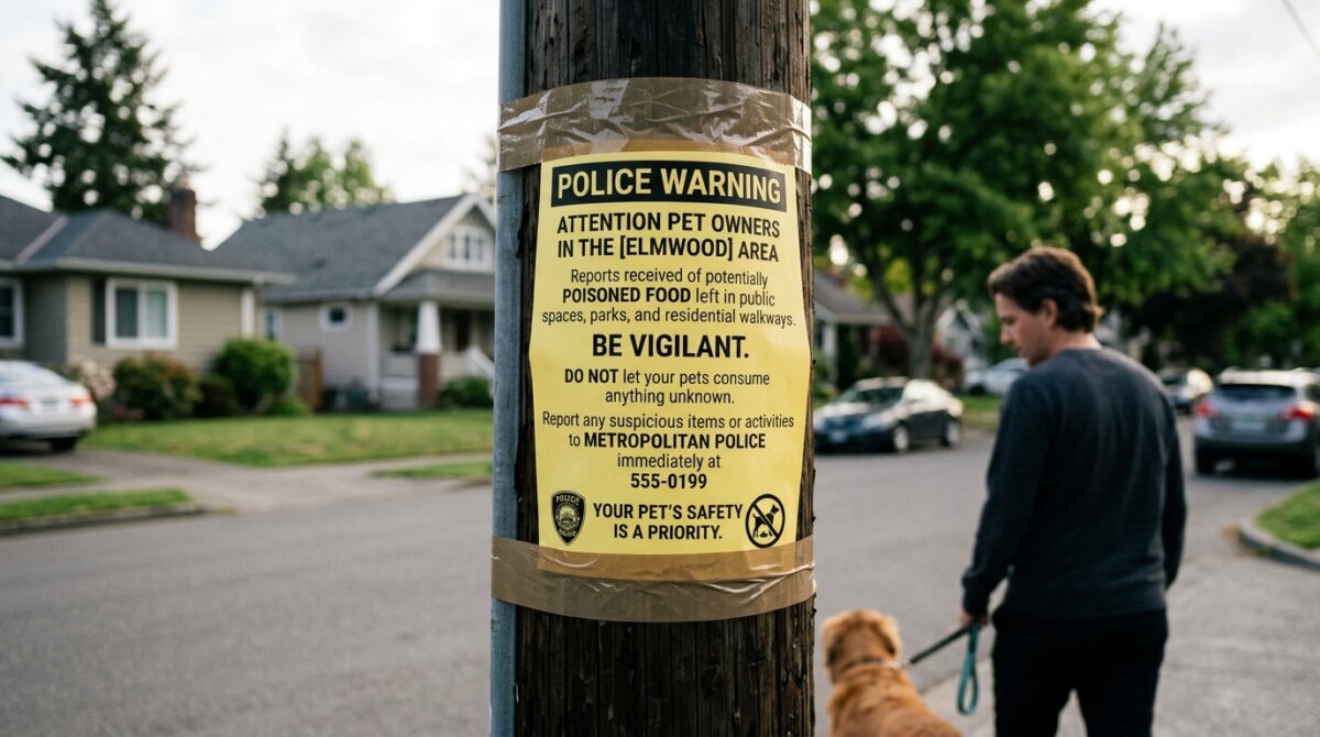 alerte à awans : mise à jour sur la distribution de nourriture empoisonnée, un chien victime confirmée. restez informé pour protéger vos animaux.
