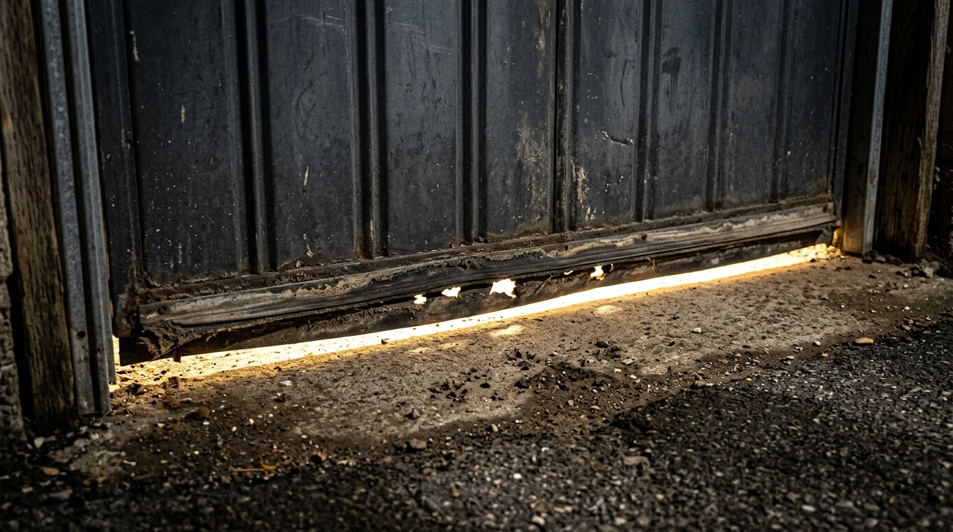 découvrez un test surprenant à essayer avant de dormir : saupoudrez un peu de farine devant la porte de votre garage et observez les résultats inattendus.