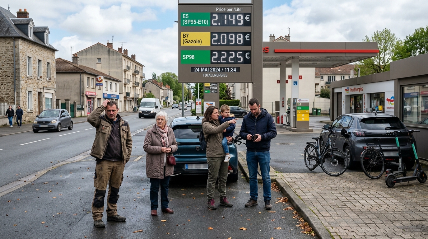 découvrez comment la hausse des prix du carburant contraint plus d'un quart des français à réduire leurs déplacements et impacte leur quotidien.