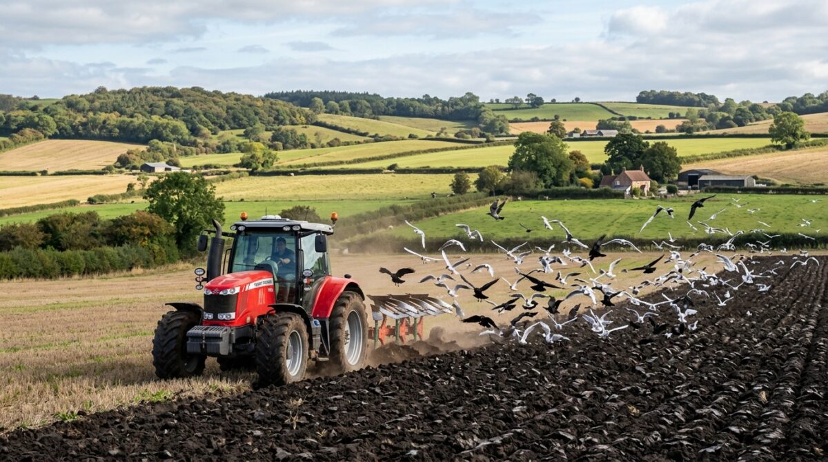 découvrez pourquoi les oiseaux suivent les tracteurs dans les champs, comprenant leur comportement alimentaire et les avantages qu'ils en retirent.