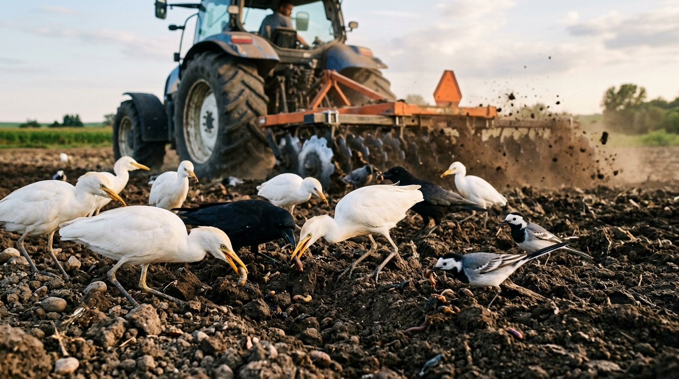 découvrez pourquoi les oiseaux suivent les tracteurs dans les champs, explorant leur comportement fascinant et les raisons écologiques derrière ce phénomène naturel.