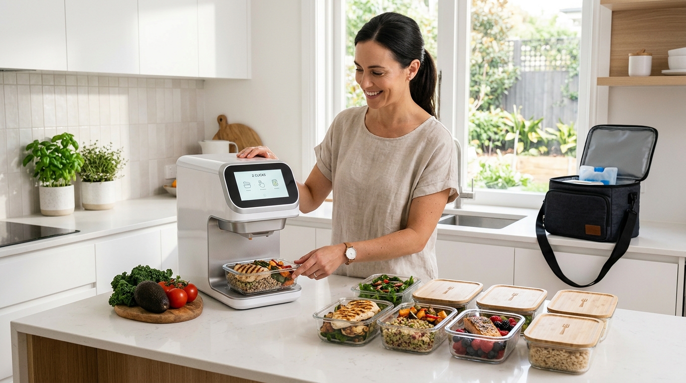 simplifiez la préparation de vos repas avec notre solution rapide et pratique : préparez en deux clics et emportez vos plats au travail facilement.