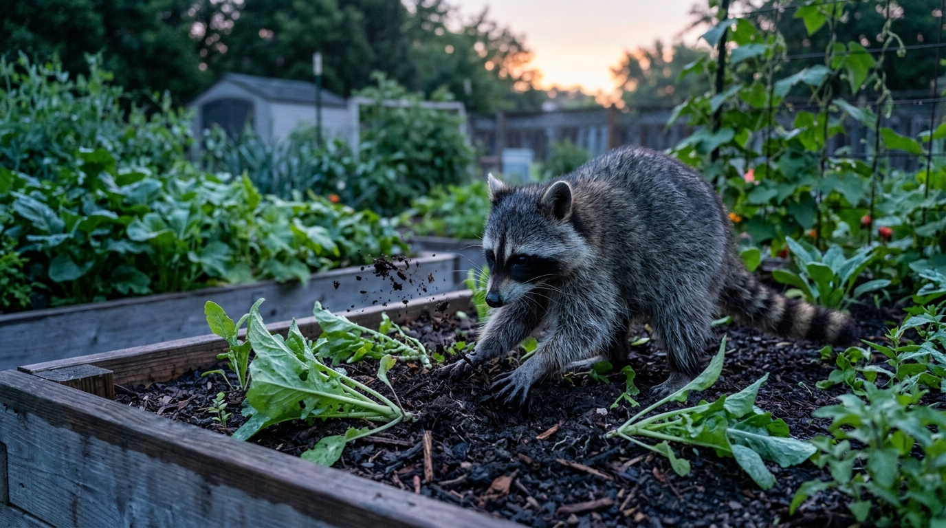 découvrez les signes révélateurs qu'un raton laveur a envahi votre jardin et apprenez comment le repérer facilement pour protéger votre espace extérieur.